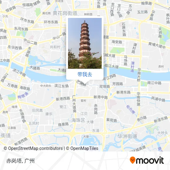 赤岗塔地图