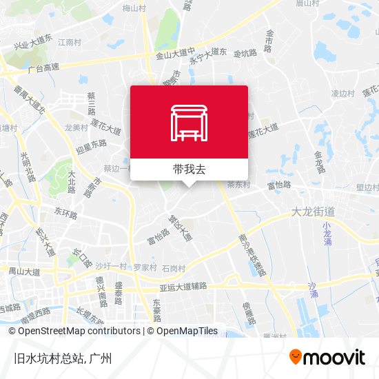 旧水坑村总站地图