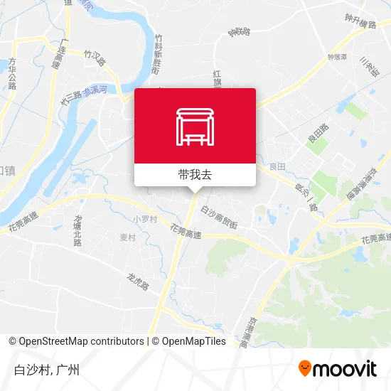 白沙村地图