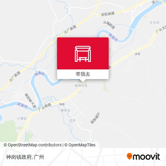 神岗镇政府地图