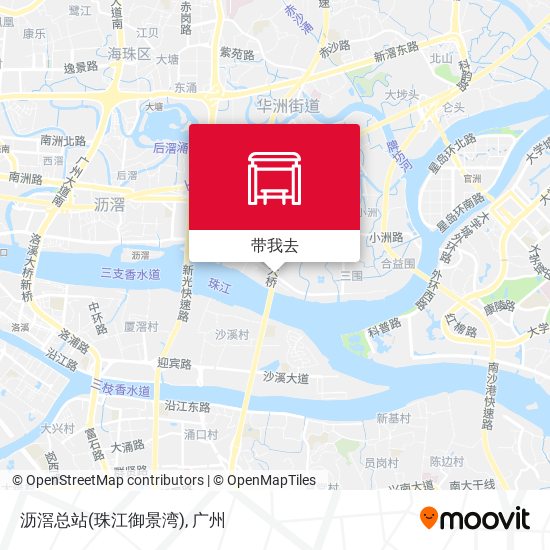 沥滘总站(珠江御景湾)地图
