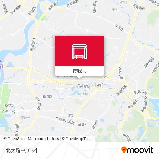 北太路中地图