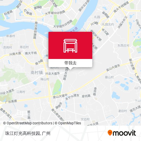 珠江灯光高科技园地图