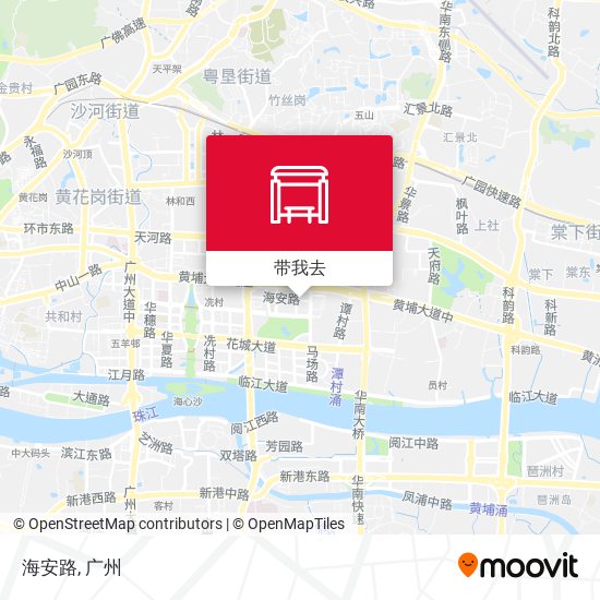 海安路地图