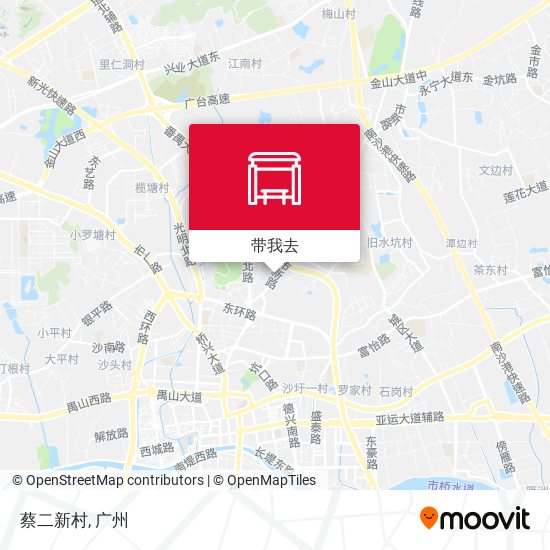 蔡二新村地图