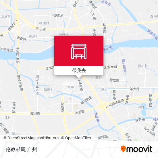 伦教邮局地图
