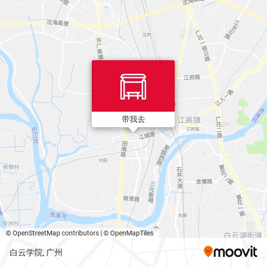 白云学院地图