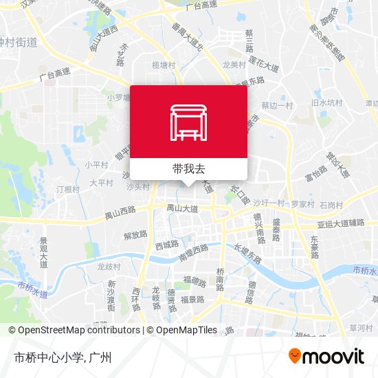 市桥中心小学地图