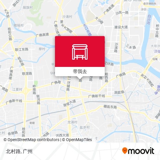 北村路地图