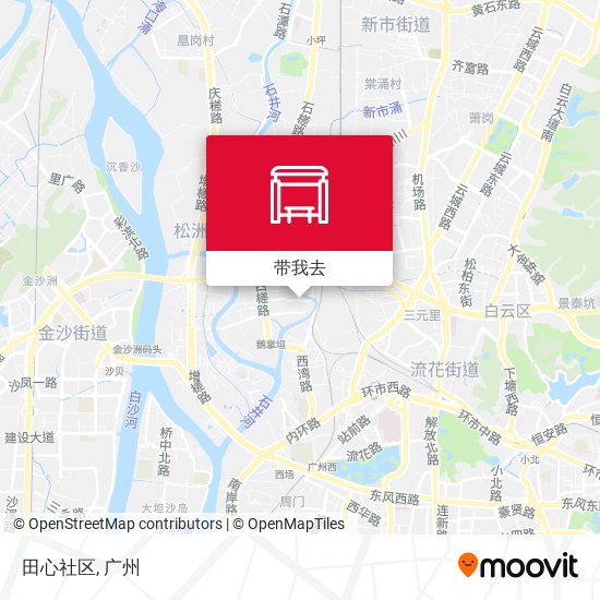 田心社区地图
