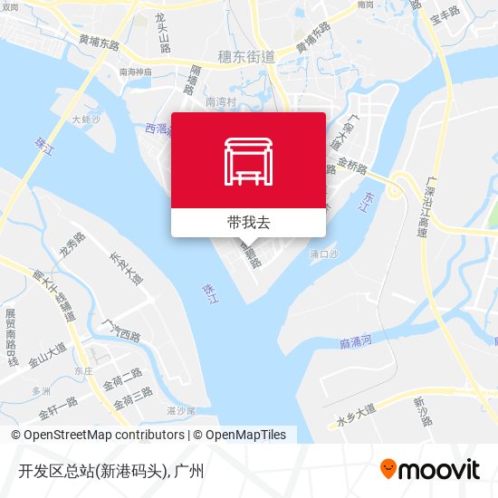 开发区总站(新港码头)地图