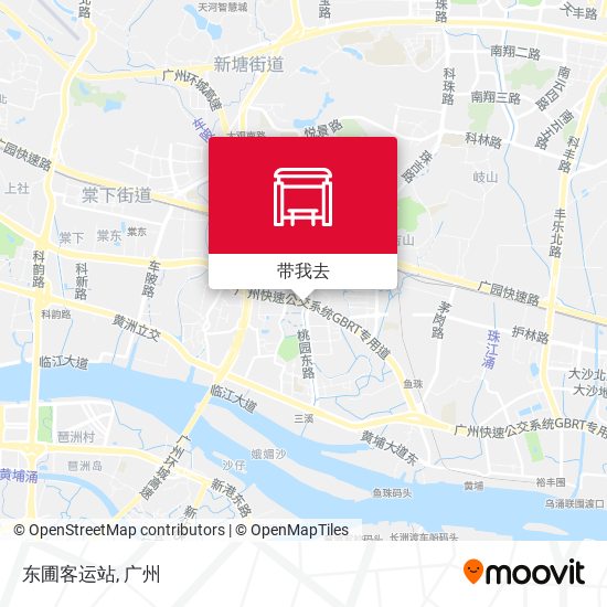 东圃客运站地图