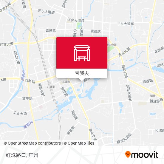 红珠路口地图