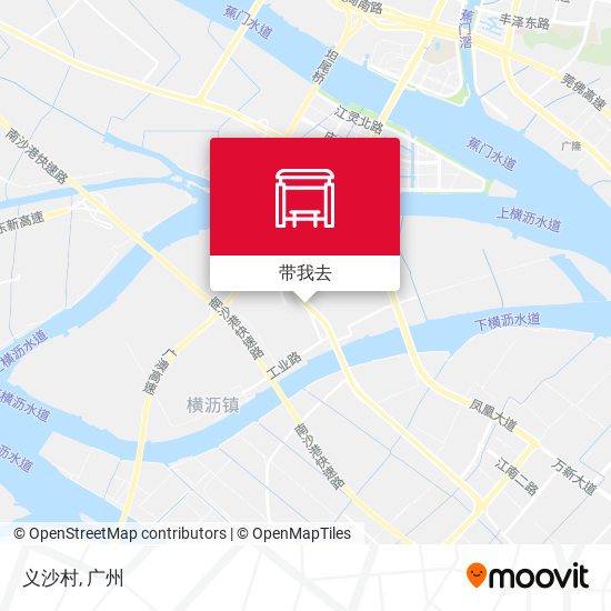 义沙村地图