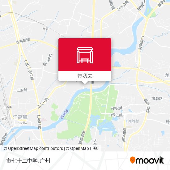 市七十二中学地图