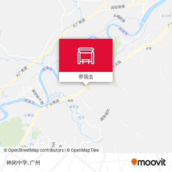神岗中学地图