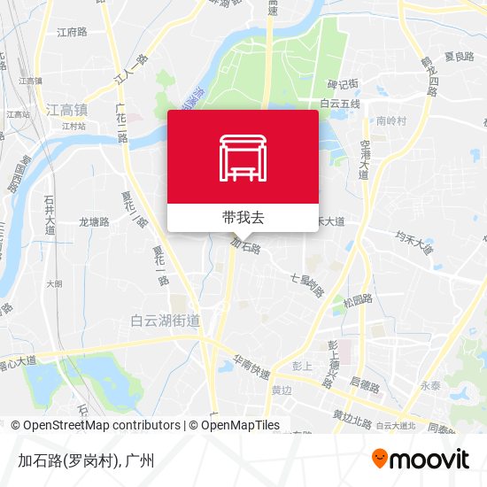 加石路(罗岗村)地图