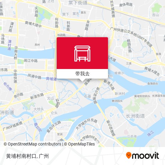 黄埔村南村口地图