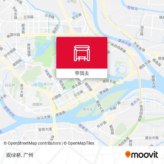 观绿桥地图