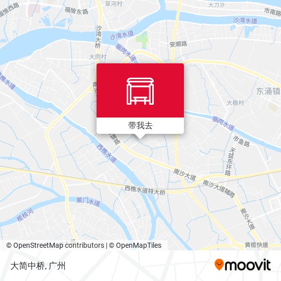 大简中桥地图