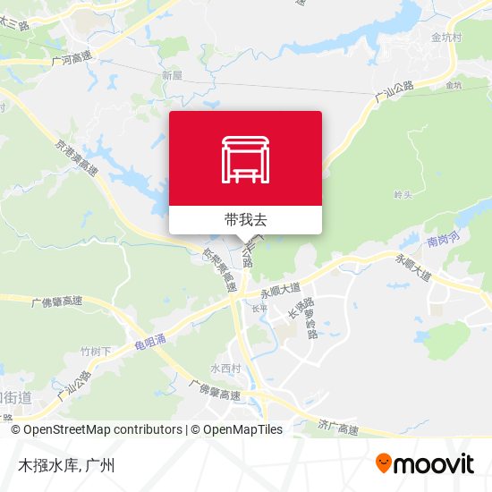 木摾水库地图