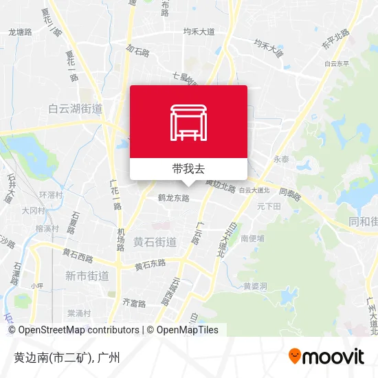 黄边南(市二矿)地图