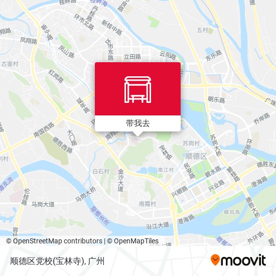 顺德区党校(宝林寺)地图