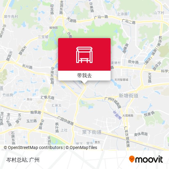 岑村总站地图