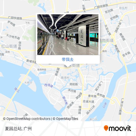 夏园总站地图