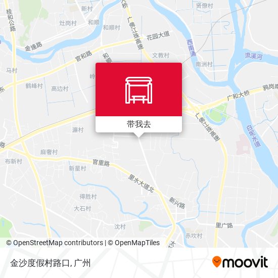 金沙度假村路口地图
