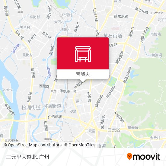 三元里大道北地图