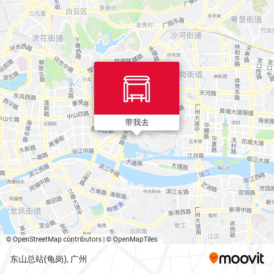 东山总站(龟岗)地图