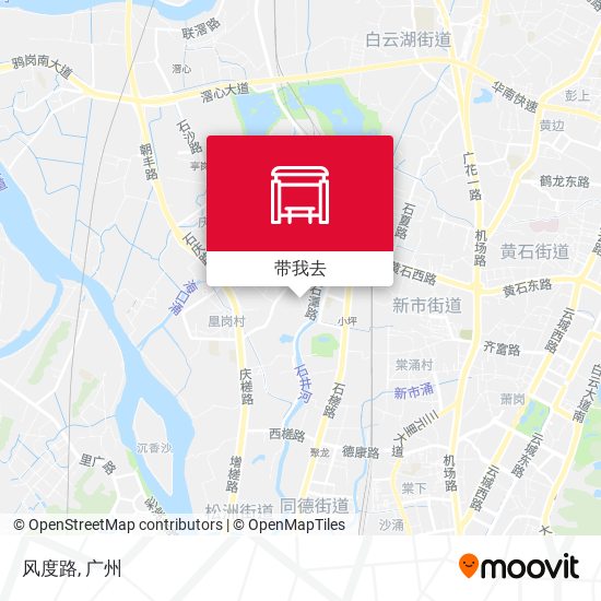 风度路地图