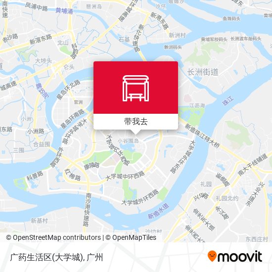 广药生活区(大学城)地图