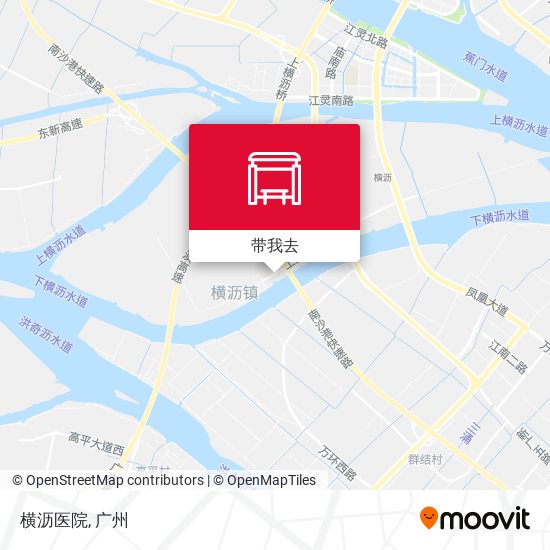 横沥医院地图
