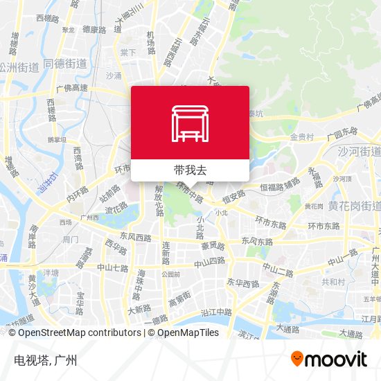 电视塔地图