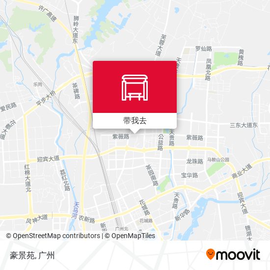 豪景苑地图
