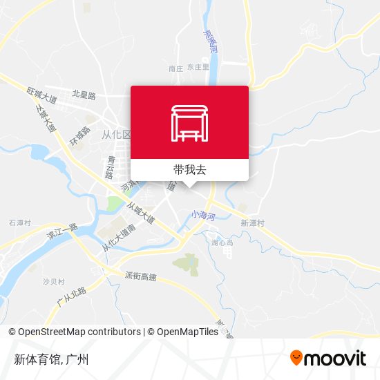 新体育馆地图