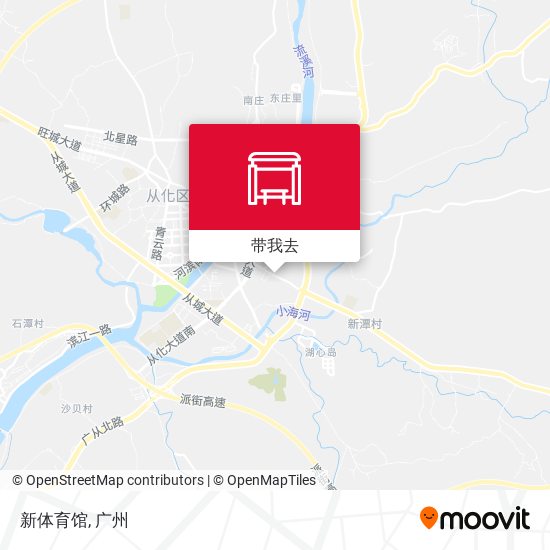新体育馆地图