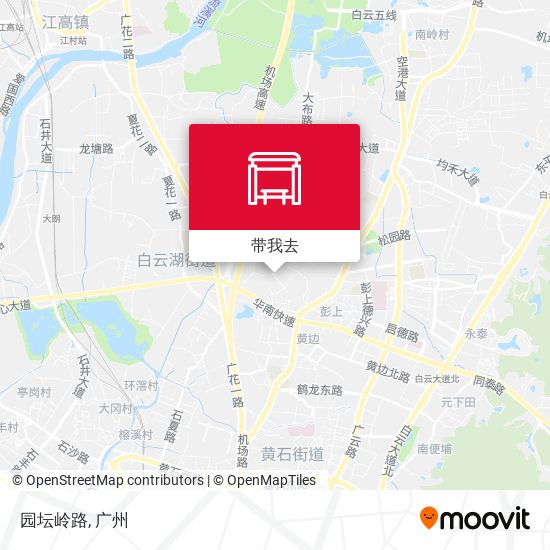 园坛岭路地图