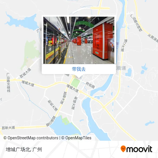 增城广场北地图
