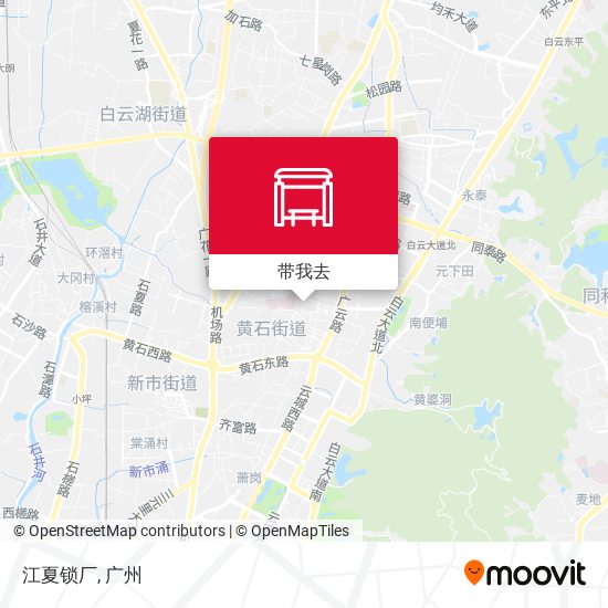江夏锁厂地图