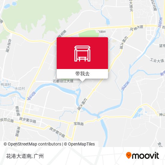 花港大道南地图