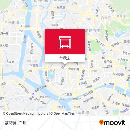 荔湾路地图
