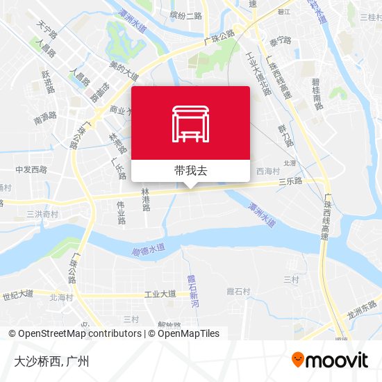 大沙桥西地图