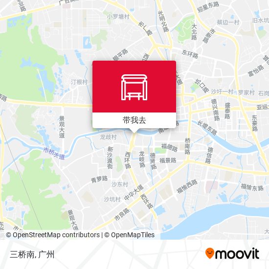 三桥南地图
