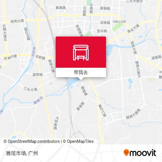 雅瑶市场地图