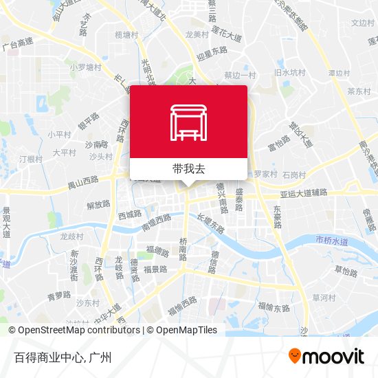 百得商业中心地图