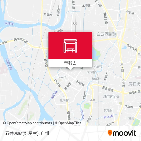 石井总站(红星村)地图