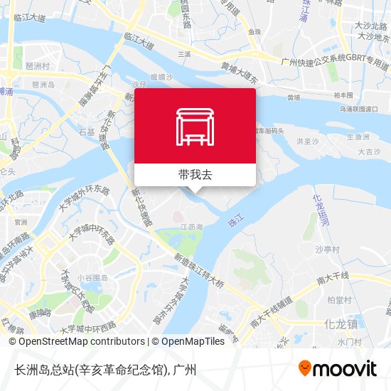 长洲岛总站(辛亥革命纪念馆)地图